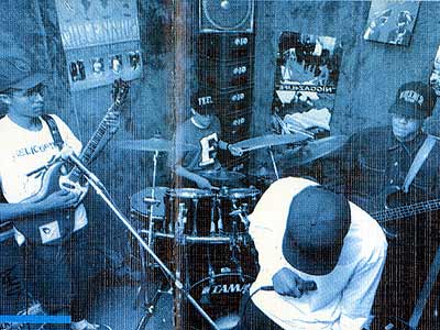 LtoR: Chris Valle, Mike Irons, John The Man Reeves & Hesh One