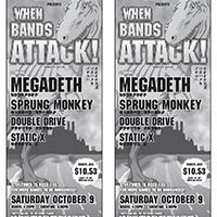 Megadeth + Sprung Monkey + Static X