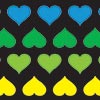Rainbow Hearts Solid fabric
