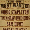 Chris Stapleton, Tim McGraw + Luke Combs, Rascal Flatts, Sam Hunt & Luke Bryan